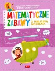Matematyczne zabawy z tabliczką mnożenia. Autor:   Praca zbiorowa. Dadada.pl Okładka książki Matematyczne zabawy z tabliczką mnożenia