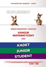 Matematyka z wesołym kangurem Kadet/Junior.... Autor:   Praca zbiorowa. Dadada.pl Okładka książki Matematyka z wesołym kangurem Kadet/Junior...