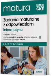 Matura 2025 Informatyka Repetytorium ZR. Autor: Piotr Dobosiewicz. Dadada.pl Okładka książki Matura 2025 Informatyka Repetytorium ZR