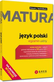 Okładka książki Matura - język polski - egzamin ustny - repetytorium maturalne