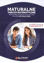 Maturalne tablice matematyczne 2023. Autor: Opracowanie zbiorowe. Dadada.pl Okładka książki Maturalne tablice matematyczne 2023