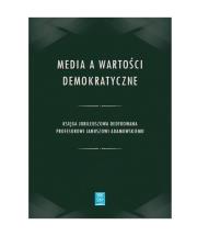 Okładka książki Media a wartości demokratyczne / SBP