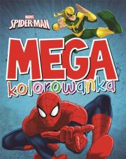 Okładka książki Mega kolorowanka. Marvel Spider-Man