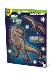 Opakowanie Mega świecący w ciemności T-rex Ses Creative