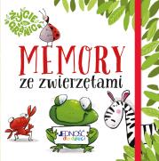Memory ze zwierzętami. Autor: Żołądek Barbara. Dadada.pl Okładka książki Memory ze zwierzętami