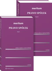 Meritum Prawo spółek, tom I i II. Autor: Kidyba Andrzej. Dadada.pl Okładka książki Meritum Prawo spółek, tom I i II