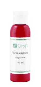Metaliczna farba akrylowa 60ml naphthol carmine. Wydawca: DP CRAFT. Dadada.pl Opakowanie Metaliczna farba akrylowa 60ml naphthol carmine