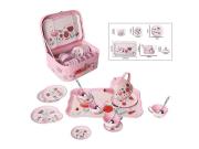 Opakowanie Metalowy zestaw do herbaty w walizeczce