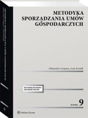Metodyka sporządzania umów gospodarczych. Autor: Cempura Aleksandra, Kasolik Anna. Dadada.pl Okładka książki Metodyka sporządzania umów gospodarczych