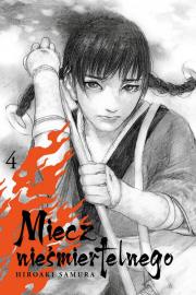 Miecz nieśmiertelnego #04. Autor: Hiroaki Samura. Dadada.pl Okładka książki Miecz nieśmiertelnego #04