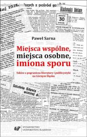 Okładka książki Miejsca wspólne, miejsca osobne, imiona sporu