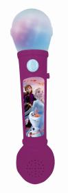 Mikrofon Frozen z melodiami oraz efektami świetlnymi i dźwiękowymi MIC80FZ. Wydawca: Lexibook. Dadada.pl Opakowanie Mikrofon Frozen z melodiami oraz efektami świetlnymi i dźwiękowymi MIC80FZ