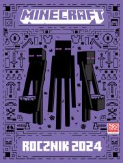 Minecraft. Rocznik 2024. Autor: Opracowanie zbiorowe. Dadada.pl Okładka książki Minecraft. Rocznik 2024