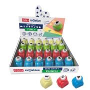 Mini dziurkacz wzorki (24szt) EASY. Wydawca: Easy Stationery. Dadada.pl Opakowanie Mini dziurkacz wzorki (24szt) EASY
