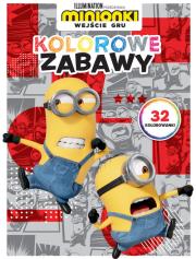 Okładka książki Minionki. Wejście Gru. Kolorowe zabawy