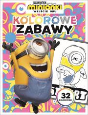 Okładka książki Minionki. Wejście Gru. Kolorowe zabawy
