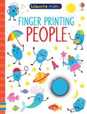 MINIS FINGER PRINTING PEOPLE. Autor: Sam Smith. Dadada.pl Okładka książki MINIS FINGER PRINTING PEOPLE