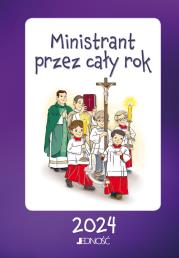 Okładka książki Ministrant przez cały rok 2024