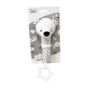 Opakowanie Miś czarno-biały z dźwiękiem 17cm