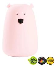 Opakowanie Miś duży lampka silikonowa różowa