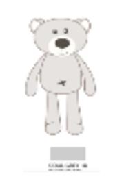 Miś Tulimy jasnoszary 19cm. Wydawca: Balibazoo. Dadada.pl Opakowanie Miś Tulimy jasnoszary 19cm