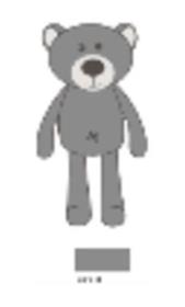 Miś Tulimy szary 19cm. Wydawca: Balibazoo. Dadada.pl Opakowanie Miś Tulimy szary 19cm