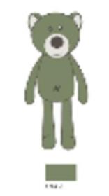 Miś Tulimy zielony 19cm. Wydawca: Balibazoo. Dadada.pl Opakowanie Miś Tulimy zielony 19cm