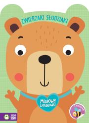 Okładka książki Misiowe łamigłówki. Zwierzaki słodziaki