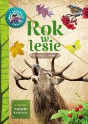 Młody obserwator przyrody - Rok w lesie. Autor: Wojciech Gil. Dadada.pl Okładka książki Młody obserwator przyrody - Rok w lesie