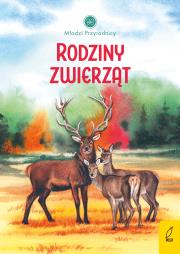 Młodzi przyrodnicy. Rodziny zwierząt. Autor: Patrycja Zarawska. Dadada.pl Okładka książki Młodzi przyrodnicy. Rodziny zwierząt