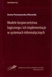 Okładka książki MODELE BEZPIECZEŃSTWA LOGICZNEGO I ICH IMPLEME
