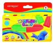 Modelina 30 g 6 kolorów. Wydawca: Keyroad. Dadada.pl Opakowanie Modelina 30 g 6 kolorów