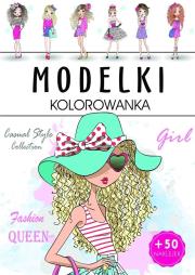 Okładka książki Modelki kolorowanka