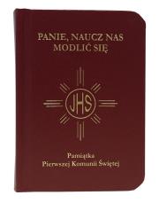Okładka książki Modlitewnik Pierwsza Komunia Święta bordowy