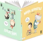 MOJA SIOSTRA / MÓJ BRAT - uszkodzone. Autor: Rocio Bonilla. Dadada.pl Okładka książki MOJA SIOSTRA / MÓJ BRAT - uszkodzone