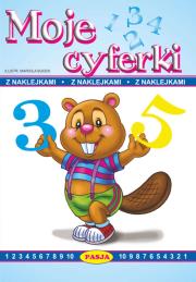 Moje cyferki. Autor: Mariola Budek. Dadada.pl Okładka książki Moje cyferki