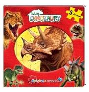 Okładka książki Moje Dinozaury. Książka z puzzlami