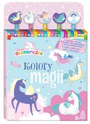 Moje Jednorożce Poznaj przyjaciół cz1 Kolory magii. Autor:   Praca zbiorowa. Dadada.pl Okładka książki Moje Jednorożce Poznaj przyjaciół cz1 Kolory magii