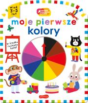 Moje pierwsze kolory. Akademia mądrego dziecka. Autor: Priddy  Roger, Becky Down. Dadada.pl Okładka książki Moje pierwsze kolory. Akademia mądrego dziecka