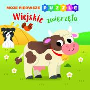 Okładka książki Moje pierwsze puzzle. Wiejskie zwierzęta