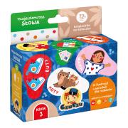 Okładka książki Moje pierwsze słowa Książeczka na kółeczku dla dzieci 12 mies.CzuCzu