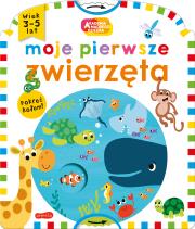 Moje pierwsze zwierzęta. Akademia mądrego dziecka. Autor: Priddy  Roger. Dadada.pl Okładka książki Moje pierwsze zwierzęta. Akademia mądrego dziecka