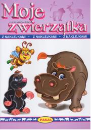 Moje zwierzątka. Autor: Mariola Budek. Dadada.pl Okładka książki Moje zwierzątka