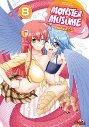 Monster Musume. Tom 8. Autor: Okayado. Dadada.pl Okładka książki Monster Musume. Tom 8