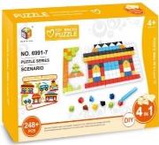 Opakowanie Mozaika 248 el. + 2 płytki - budowle