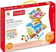 Opakowanie Mozaika 420 el. + 4 płytki - dinozaury