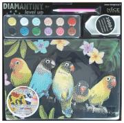 Okładka książki MOZAIKA DIAMENTOWA LEVEL UP- PAPUŻKI