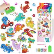 Opakowanie Mozaika diamentowa naklejki dinozaury