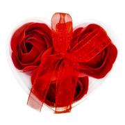 Opakowanie Mydlane róże czerwone 3szt