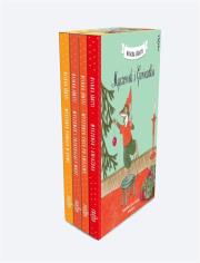 Okładka książki Myszonek chce po swojemu / Myszonek pomaga w domu / Myszonek i Gwiazdka / Myszonek i trzaska